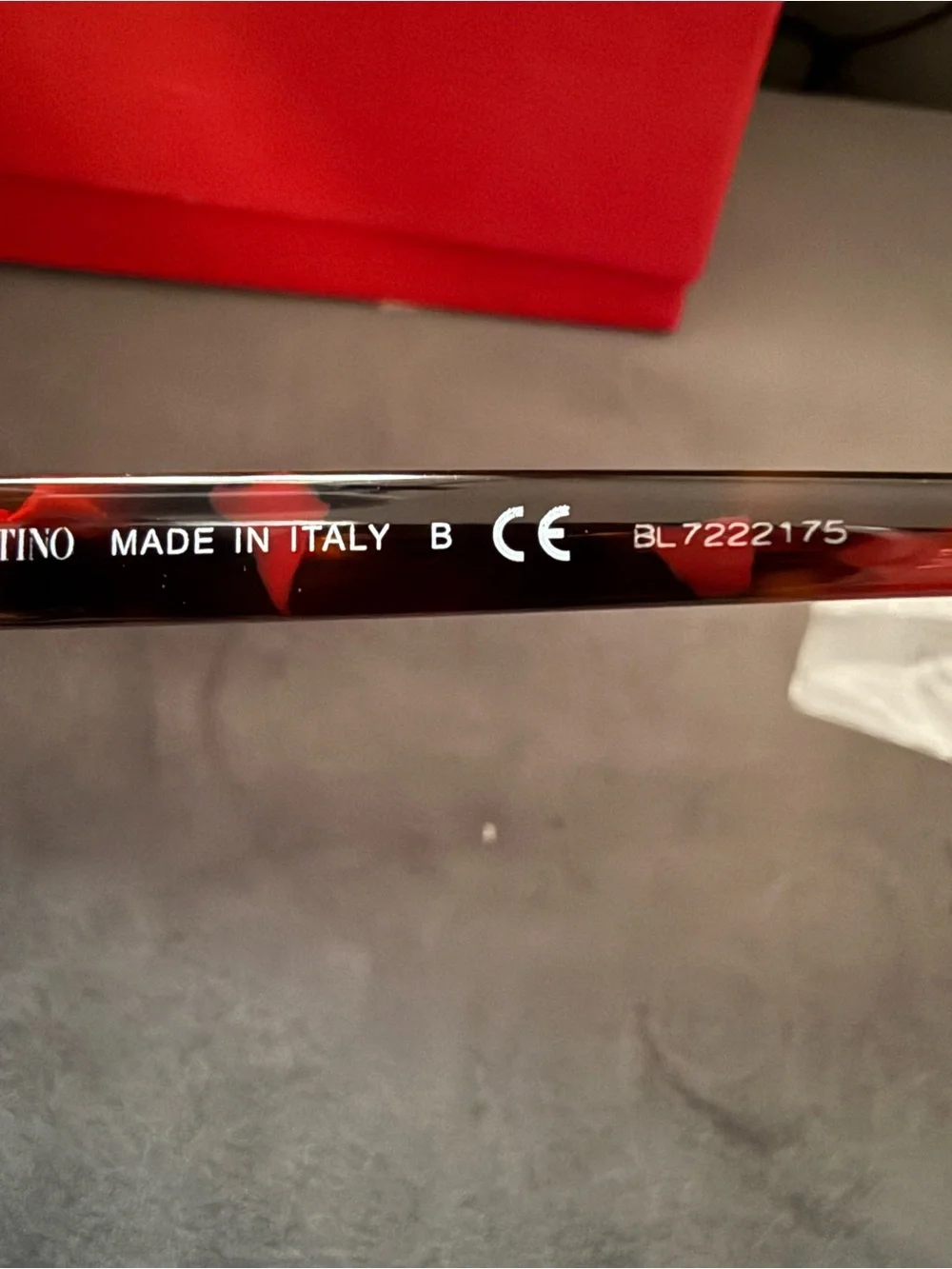 Valentino VA3073 5194 Eyeglass Frames Red Havana Black NEW In Box